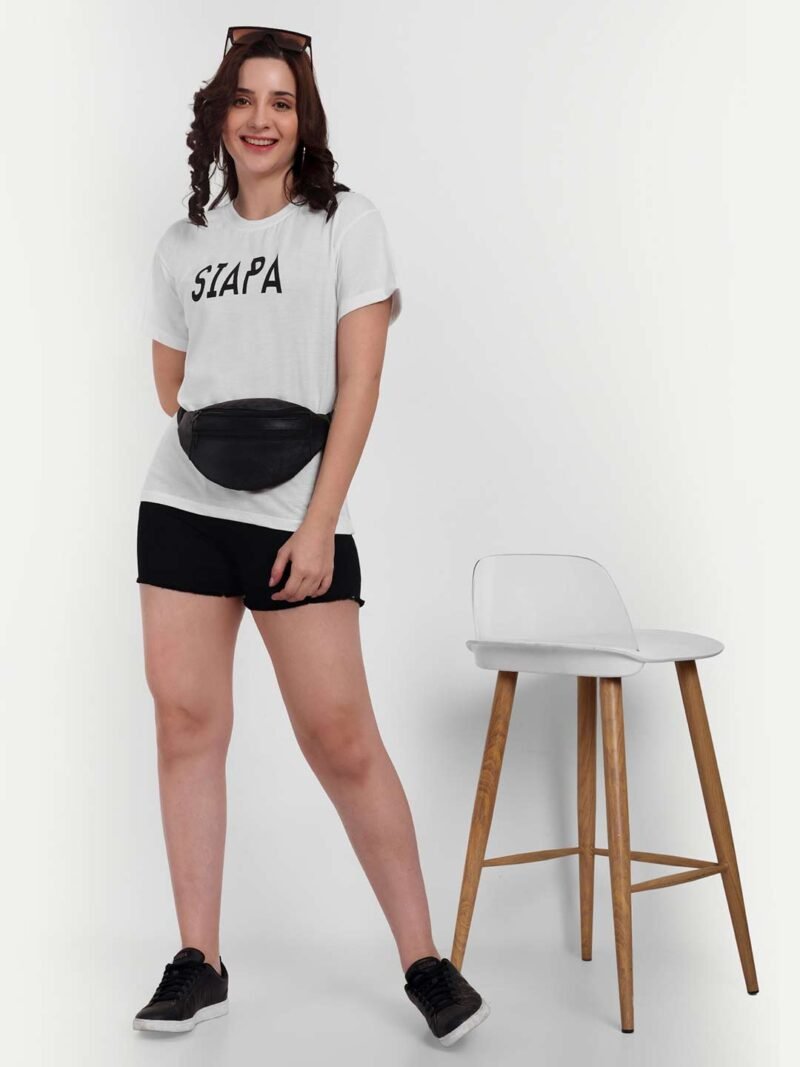 Siapa White Outdoor Women T-shirt