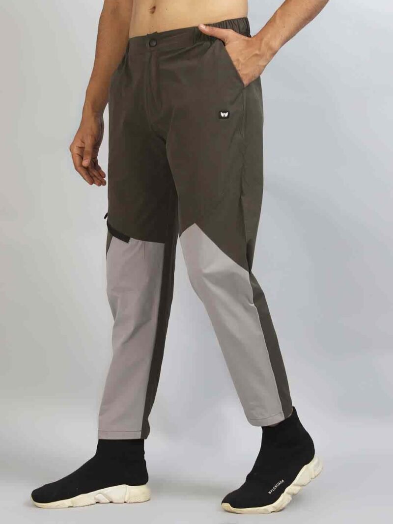 Men Colourblock Trouser