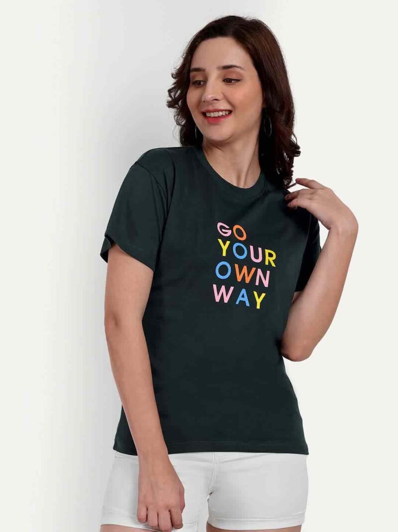 Green Women T-shirt