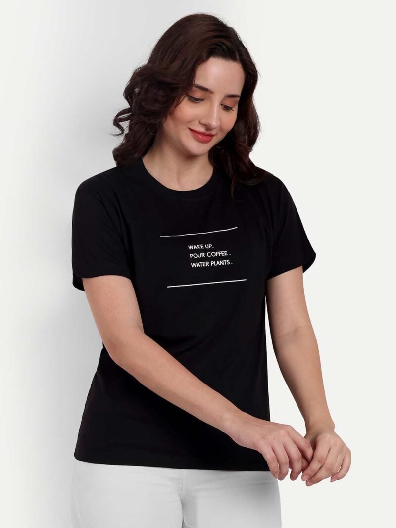 Printed Coffee Women T-shirt - Image 5