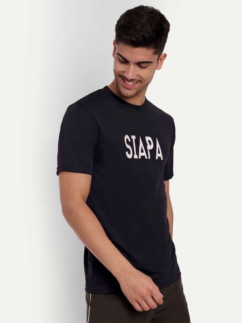 Typography Printed Antimicrobial T-shirt - Image 6