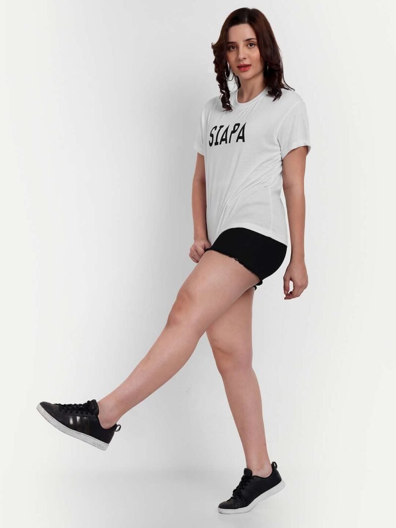 Siapa White Outdoor Women T-shirt - Image 2