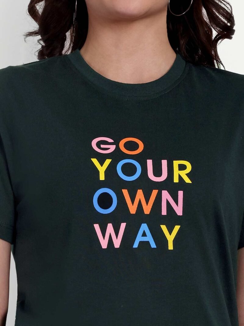 Green Women T-shirt - Image 3