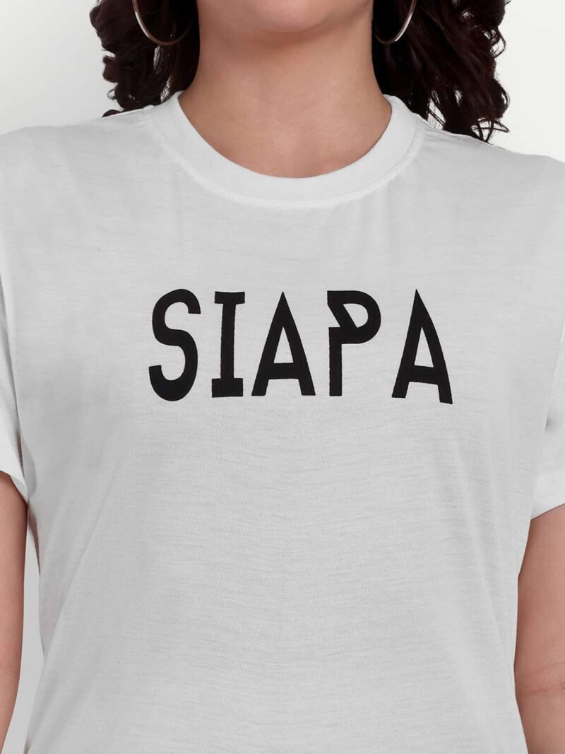 Siapa White Outdoor Women T-shirt - Image 6