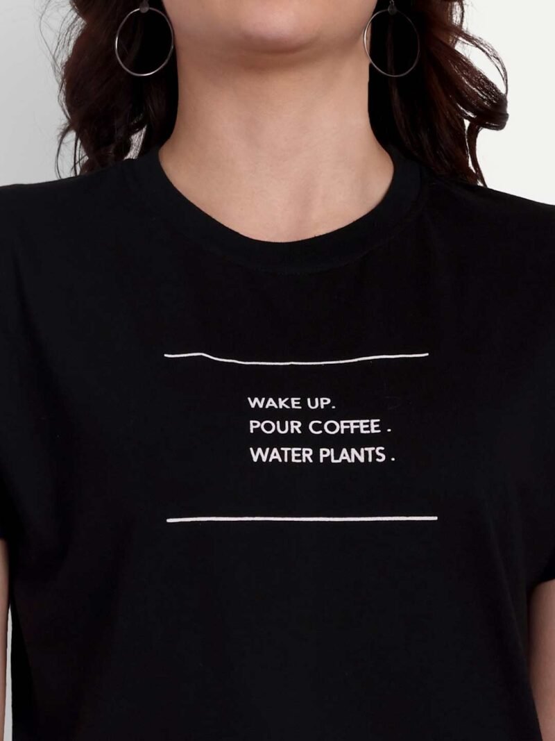 Printed Coffee Women T-shirt - Image 2
