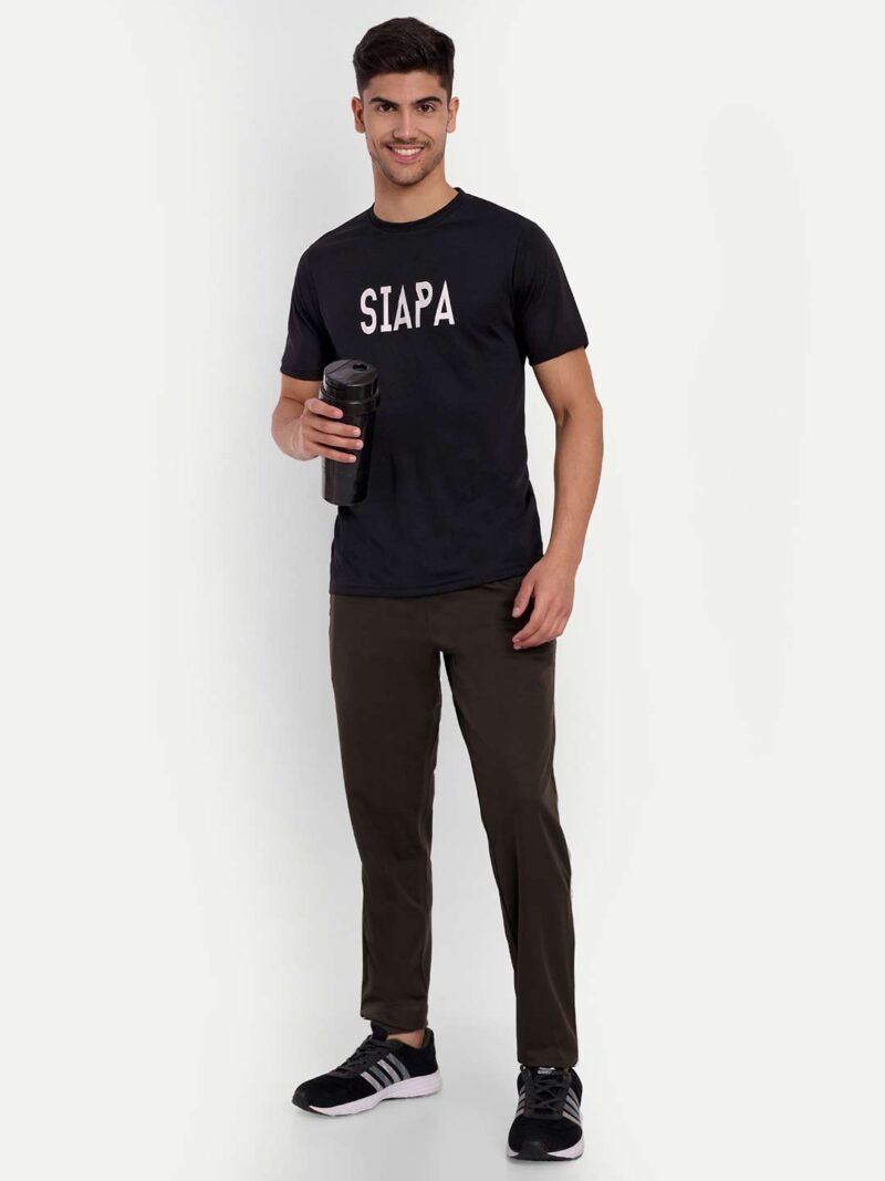 Typography Printed Antimicrobial T-shirt - Image 2