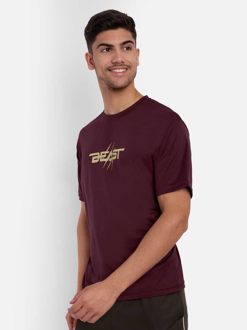 Pack Of 2 Typography Printed Antimicrobial T-shirt - Image 4