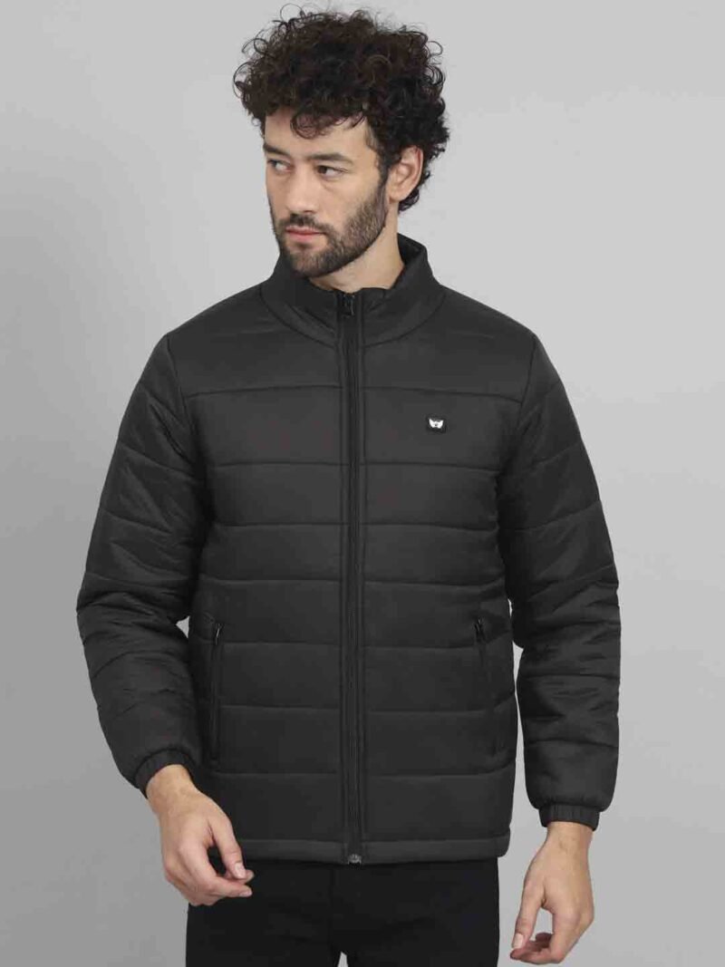 Men Bomber Jacket Black - Image 2