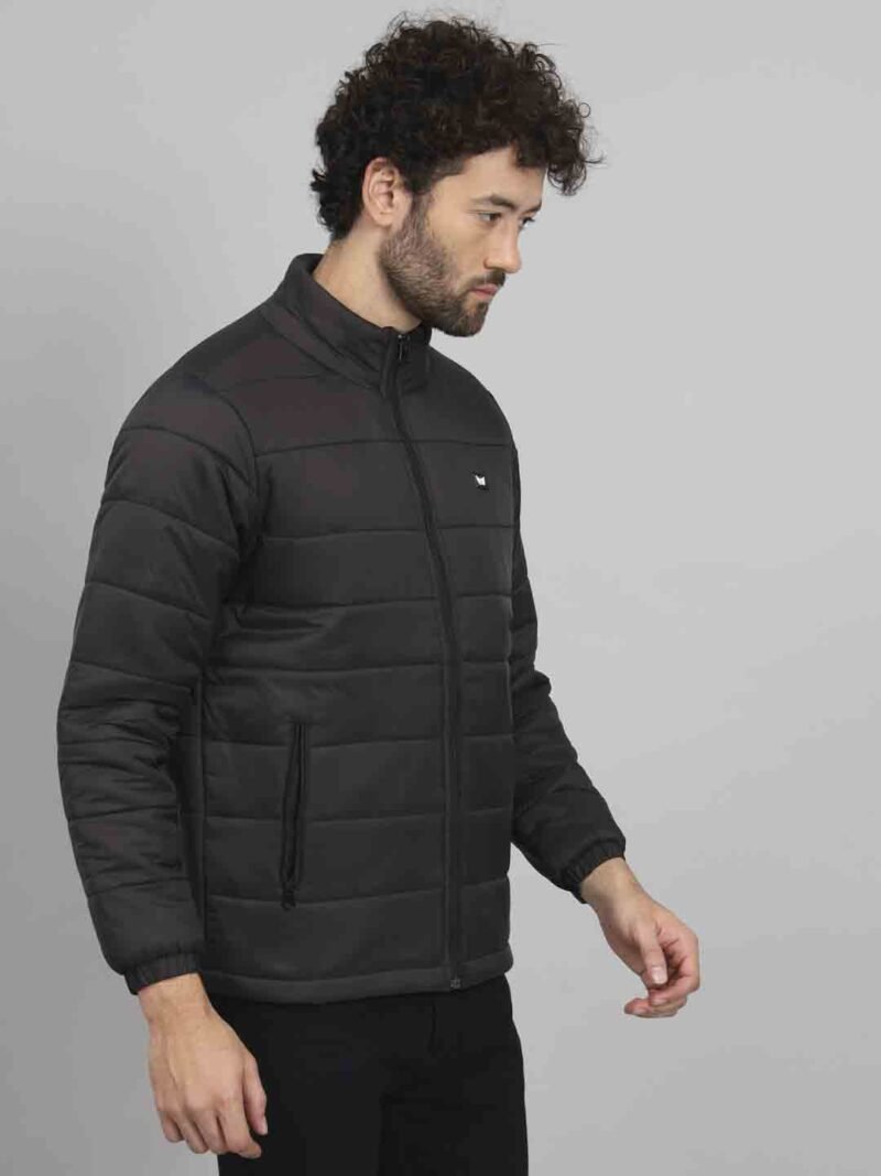 Men Bomber Jacket Black - Image 5