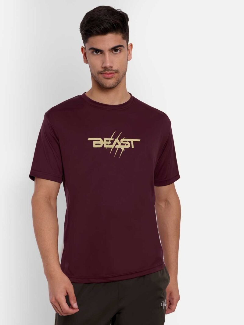Pack Of 2 Typography Printed Antimicrobial T-shirt - Image 5