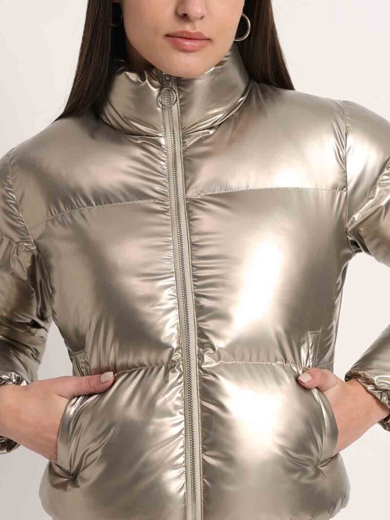 Siapa Women Puffer Jacket Gold - Image 4